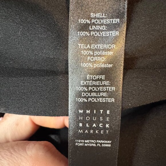 White House Black Market Off Shoulder Patt Dress - Picture 7 of 10